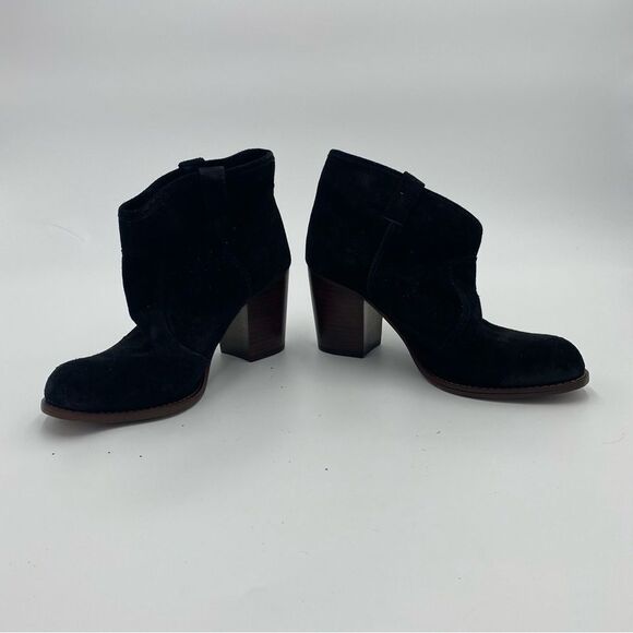 Splendid Women's Lakota Black Suede Ankle Boots sz 9 1/2 - Picture 1 of 8